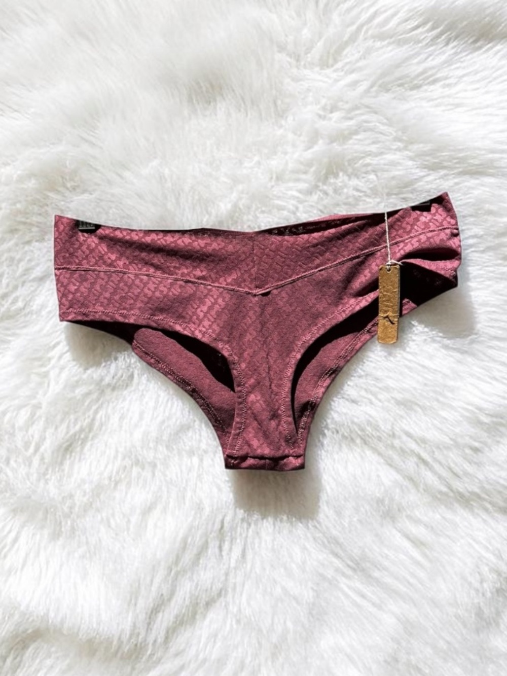 🌻NEW w/tag SKIMS Logo Mesh Boy Shorts Berry Pink Sheer Stretch Logo Cheeky